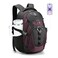Swissdigital Design Laptop Backpack with USB Charging Port Travel Backpack Fits 156 inches Computer 31L College School Backpack for Women Angola redBlack SD80344