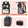BERTASCHE Lunch Backpack for Women 156 Inch Laptop Backpack with Insulated Cooler Lunch box Nurse Backpack for Teacher Work Travel College Picnic Black