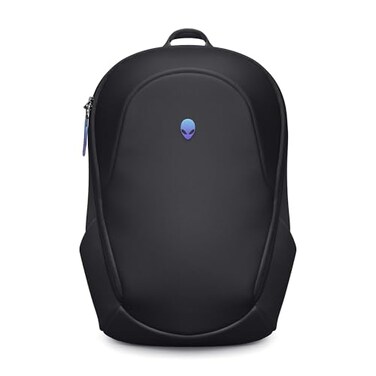 Alienware 16 Backpack AW5625P 21L Capacity 3D Breathable mesh Magnetic pocket organizers RFID safe pocket Weather resistant 3D Iridescent reflective Alienware logo Alienware Black