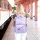 Hap Tim Laptop Backpack for Women Travel Work Nurse Teacher Purple 7651PP