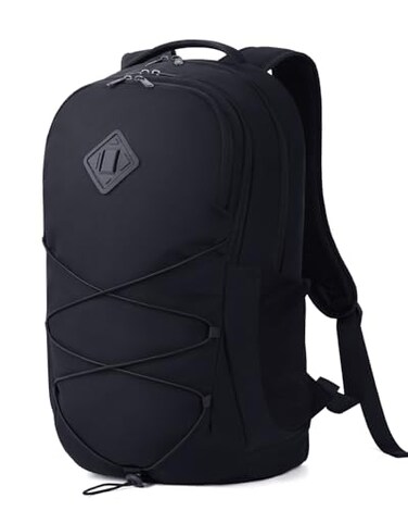 WANDF 156Inch Laptop Backpack for Women Travel Backpack WaterResistant Lightweight College Backpack for Work Casual Business Weekender Black