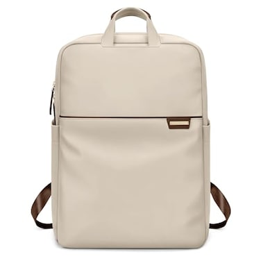 GOLF QUALITY Slim Laptop Backpack for Women Lightweight Business Backpack for Women Computer Bag Purse for Commuting Fit 173 Inch Apricot