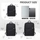 GOLF QUALITY Slim Laptop Backpack for Women Lightweight Business Backpack for Women Computer Bag Purse for Commuting Fit 14Inch Black