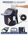 Ponhog Business Backpack for Men 17 Inch Tech Waterproof Smart Laptop Backpacks with USB Charging Port Flight Approved AntiTheft Large Work Computer Bag Durable for Travel Office Dark Blue
