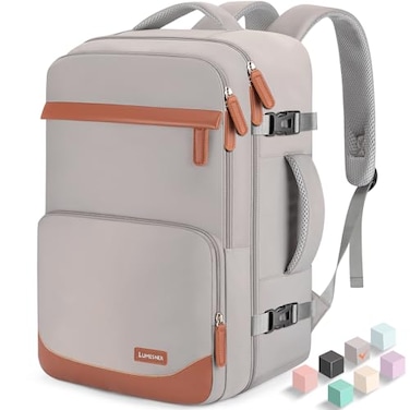 Velaybor 40L Travel Backpack WaterResistant Carry On Backpack for Men Women Business Laptop Backpack for Trips Commutes Fits 156173 Inch Laptop