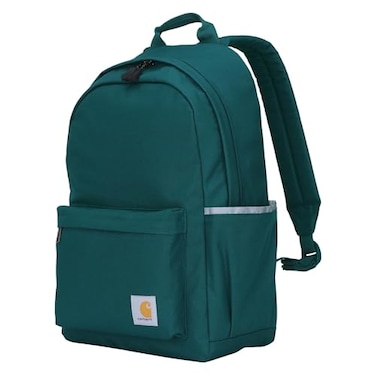 Carhartt 21L Classic Laptop Backpack WaterResistant Pack W 15 Laptop Sleeve and Organizational Compartments Greenstone