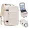 coofay Expandable Travel Backpack For Women Men Airline Approved Personal Item Backpack For Airlines Carry On Backpack Flight Approved Waterproof Backpack For Traveling On Airplane Weekender Travel Ba