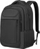 JARWAM Travel Laptop Backpack 17 Inch Durable Professional Travel Backpack for Men Women Airline Approved Big Large Business Work College Computer Backpack Black