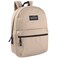 Trail maker Classic 17 inch Backpacks with Adjustable Padded Straps School Backpacks for Girls Boys Khaki