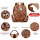 AGLOD Vegan Leather Laptop Backpack for Women 156 Inch Work Backpack Purse for Travel College