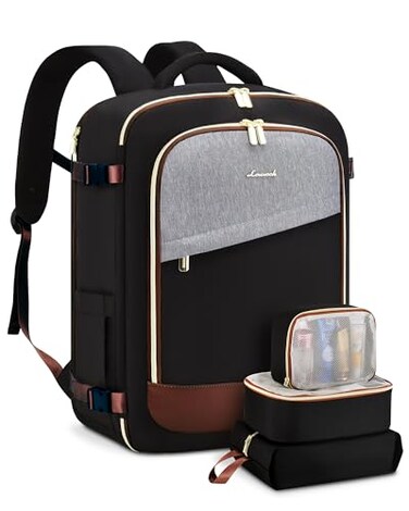 LOVEVOOK Travel Backpack for Women 40L Carry On Backpack for Airplanes
