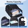 SUN EIGHT 35L Lightweight Water Resistant Casual Backpack for Men Women Durable Daypack with 173 Inch Laptop Compartment Ideal for Travel Hiking WorkBlack