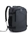 ECOHUB Carry On Travel Backpack Expandable Airlines Personal Item Bag 18x14x8 Water Resistant 17 inch Laptop Backpack Flight Approved 12 Pockets 30L Work Backpacks with Wet Pocket Cable Slot Grey