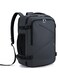 ECOHUB Carry On Travel Backpack Expandable Airlines Personal Item Bag 18x14x8 Water Resistant 17 inch Laptop Backpack Flight Approved 12 Pockets 30L Work Backpacks with Wet Pocket Cable Slot Grey