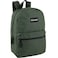 Trail maker Classic 17 inch Backpacks with Adjustable Padded Straps School Backpacks for Girls Boys Green
