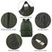 Trail maker Classic 17 inch Backpacks with Adjustable Padded Straps School Backpacks for Girls Boys Green