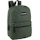 Trail maker Classic 17 inch Backpacks with Adjustable Padded Straps School Backpacks for Girls Boys Green