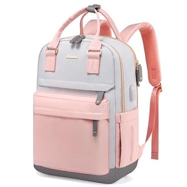 LOVEVOOK Travel Laptop Backpack Women 156 Inch Antitheft Laptop Bag with USB Port Fashion Waterproof Computer Backpacks Teacher Nurse Backpack Purse for College Work