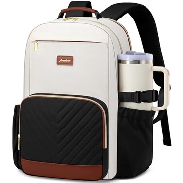 Focdod Laptop Backpack for Women Bookbag 156 inch Work School Backpacks with Pouch Pocket for Large Capacity Cup USB Charger College Book Bag Travel Business Nurse Teacher Bookbags Antitheft Back Pack