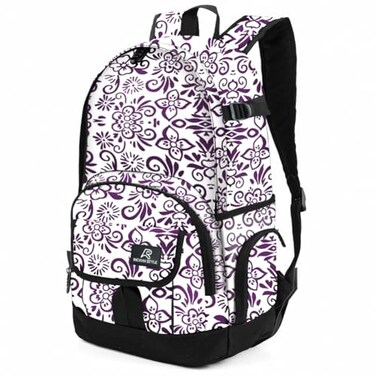 rickyh style School Backpack Travel Bag for Men Women Lightweight College Back Pack with Laptop Compartmen