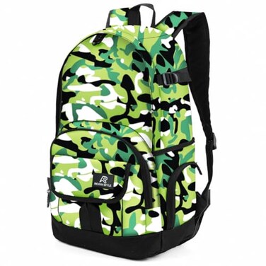 rickyh style School Backpack Travel Bag for Men Women Lightweight College Back Pack with Laptop Compartmen
