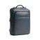 MaverickCo. Maverick Co Windsor Mens Leather Laptop Backpack Work Travel Tech Business Nylon Stylish College Daypack Navy