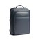 MaverickCo. Maverick Co Windsor Mens Leather Laptop Backpack Work Travel Tech Business Nylon Stylish College Daypack Navy