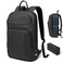 Lixiin Backpack for Men Slim Expandable Travel Laptop Backpack with USB Charging Port Water Resistant AntiTheft Business Backpack Fits 156In Laptop for Commute Work College with Small BagBusiness Blac
