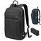 Lixiin Backpack for Men Slim Expandable Travel Laptop Backpack with USB Charging Port Water Resistant AntiTheft Business Backpack Fits 156In Laptop for Commute Work College with Small BagBusiness Blac
