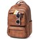LATMAP 43L Backpack For Women Men Vegan Leather Backpack Purse Shoulder Bookbag 17 16 156 Inch Laptop Bag Handbags For Travel Work College Large Brown