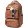 LATMAP 43L Backpack For Women Men Vegan Leather Backpack Purse Shoulder Bookbag 17 16 156 Inch Laptop Bag Handbags For Travel Work College Large Brown