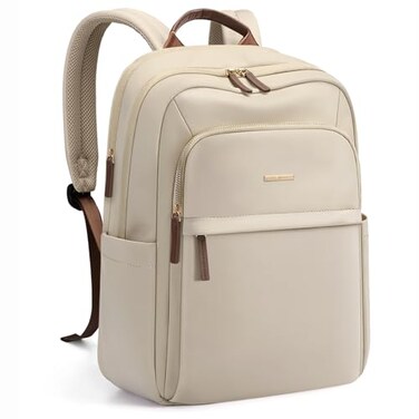 GOLF QUALITY Travel Backpack for Women Personal Carry On Bag Business Weekender Hiking Multilayer Laptop Bag16 InchApricot