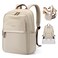 GOLF QUALITY Hiking Travel Backpack for Women Casual Business Weekender Multilayer Laptop Bag16 InchApricot