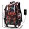 Txiujou Basketball Player 23 Student School Bag Laptop Backpack UltraLight Travel Bag For Men And Women Red2