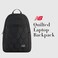 Concept One New Balance Laptop Backpack Quilted Commuter Travel Bag for Men and Women Black 19 Inch