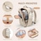 GOLF QUALITY 22L Travel Backpack for Women MenCarry On Bag for Airplanes Personal Item Laptop Backpack173 InchApricot