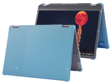 mCover Case ONLY Compatible for 20222025 14 Lenovo IP Flex 5 Chrome 14IAU7 Plus Convertible Chromebook Laptops NOT Fitting Other Lenovo Models Aqua