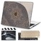 Teryeefi Compatible with MacBook Air 13 inch Case M1 Chip A2337 A2179 A1932 Retina Display Touch ID A2018 2019 2020 Release Plastic Hard Shell Keyboard Cover Screen ProtectorGold Mandala