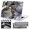 Teryeefi Compatible with 2018 2019 2020 MacBook Air 13 inch Case M1 Chip A2337 A2179 A1932 Retina Display Touch ID Plastic Hard Shell Keyboard Cover Screen ProtectorGray Marble