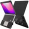 TT TYTX TYTX Compatible with MacBook Air 136 Inch CasePU Leather MacBook Air Case for Model M4 A3240 M3 A3113 M2 A2681 2022 2023 2024 2025 Retina Display Touch ID with Vents and Stand Function Black