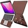 TT TYTX TYTX Compatible with MacBook Air 136 Inch CasePU Leather MacBook Air Case for Model M4 A3240 M3 A3113 M2 A2681 2022 2023 2024 2025 Retina Display Touch ID with Vents and Stand Function Brown