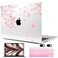MEEgoodo Case for M5M4M3M2 MacBook Air 136 inch Case 2026 2025 2024 2022 Fit Model A3449A3240A3113A2681 Laptop Hard Shell Compatible with MacBook Air 13 inch Cherry Blossoms