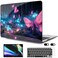 MEEgoodo for MacBook Air 13 inch Case 2021 2020 2019 2018 Released A2337 M1 A2179 A1932 with Touch ID Plastic Hard Shell Keyboard Cover Compatible with MacBook Air 133 Fantasy Forest