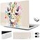 MEEgoodo for MacBook Air 133 inch Case 2021 2020 2019 2018 A2337 M1 A2179 A1932 Clear Case for MacBook Air M1 Hard Shell with Keyboard Webcam Cover Trackpad Film Type C AdapterGiraffe
