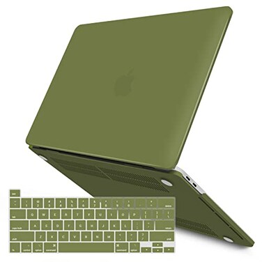 IBENZER Compatible with MacBook Pro 13 Inch Case M2 M1 2026 2025 2024 2023 2022 A2338 A2289 A2251 A2159 A1989 A1706 A1708 Hard Shell Case Keyboard Cover for Mac Pro 13 Matcha GreenT13MOGN1
