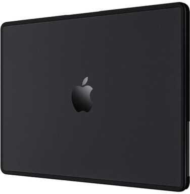 BlueSwan AntiCracking Hard Shell Case for MacBook Pro 16 inch M5 20262021 Release M4 M3 M2 M1 ProMax Chip Scratch Resistant DropProtection Soft TPU Bumper Frosted Black