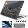 DONGKE Compatible with MacBook Air 13 inch Case 2021 2020 2019 2018 Release A2337 M1 A2179 A1932 with Retina Display Touch ID Plastic Hard Shell Keyboard Cover Abstract Mountain