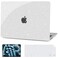G JGOO Compatible with MacBook Air 13 inch Case 2026 20252022 M5 A3449 M4 A3240 M3 A3113 M2 A2681 Clear Glitter Plastic Hard Shell for MacBook Air 136 inch Case Keyboard CoverScreen Protector