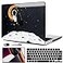 LCMOCICO for MacBook Pro 14 inch Case 2026 2025 20242021 Model A3426 A3427 A3434 A3401 A3112 A2992 A2918 A2779 A2442 M5 M4 M3 M2 M1 ProMax Shiny Pattern Plastic Hard Shell Cover Astronaut Moon