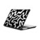 CASETiFY Bounce MacBook Pro 14inch M1M5 Case Enhanced Protective Corner DesignVentilation CutoutsAntiSlip Grip Black Abstract Shapes by Corey Paige Designs Clear Black